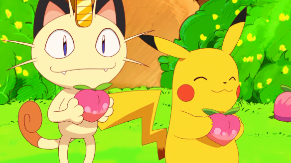 Meowth e Pikachu